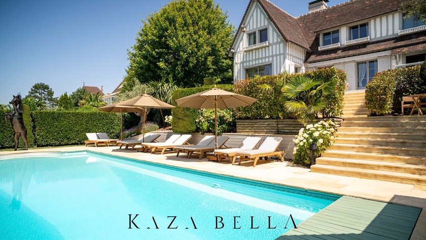 Deauville - Superbe villa avec piscine, vue sur la mer et couchers de soleil époustouflants